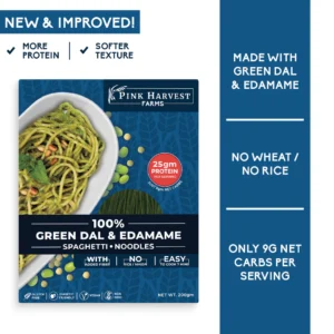 100% Green Dal & Edamame Spaghetti Noodles